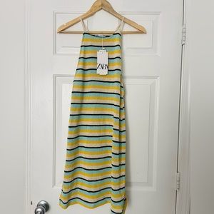 Zara halter style dress size L NWT